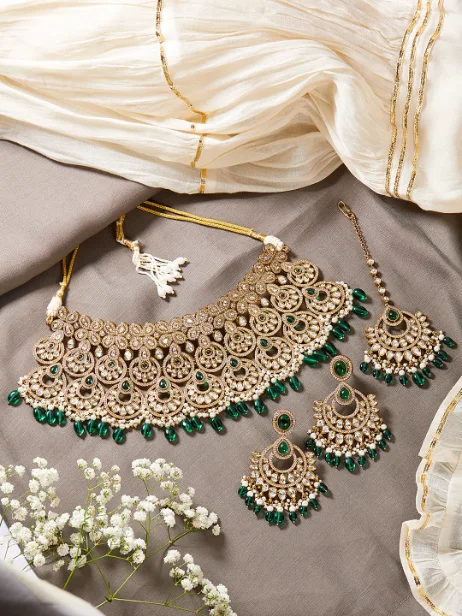 Polki bridal necklace